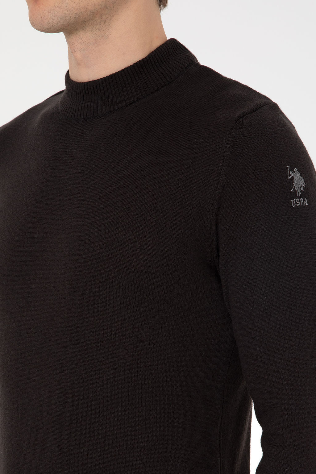 Erkek Siyah Basic Kazak - U.s. polo assn фото 14