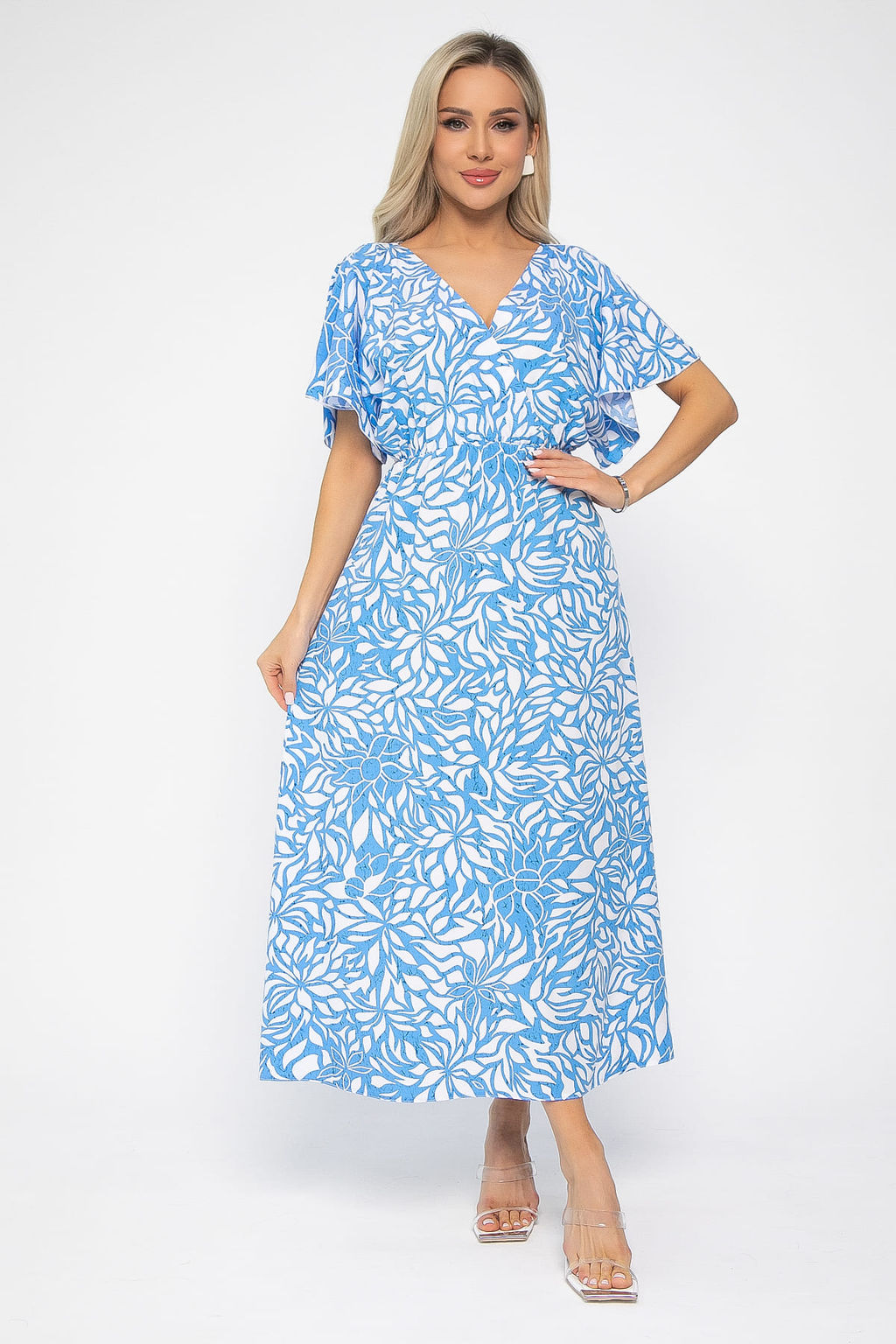 Платье Летнее настроение (голубое) П13728-7М - Lt collection фото 2