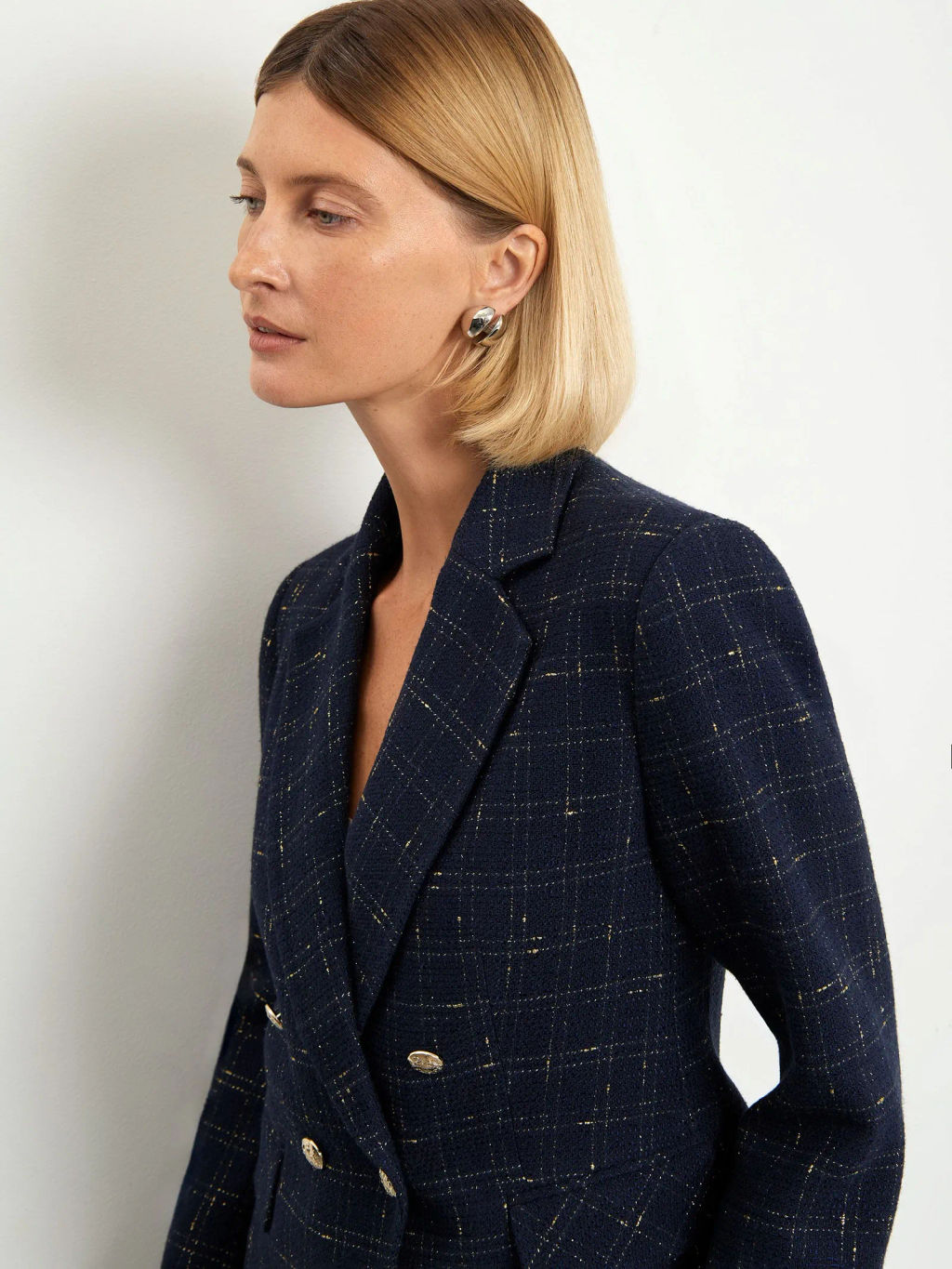 ЕМКА / Жакет в клетку из твида - Emka фото 3