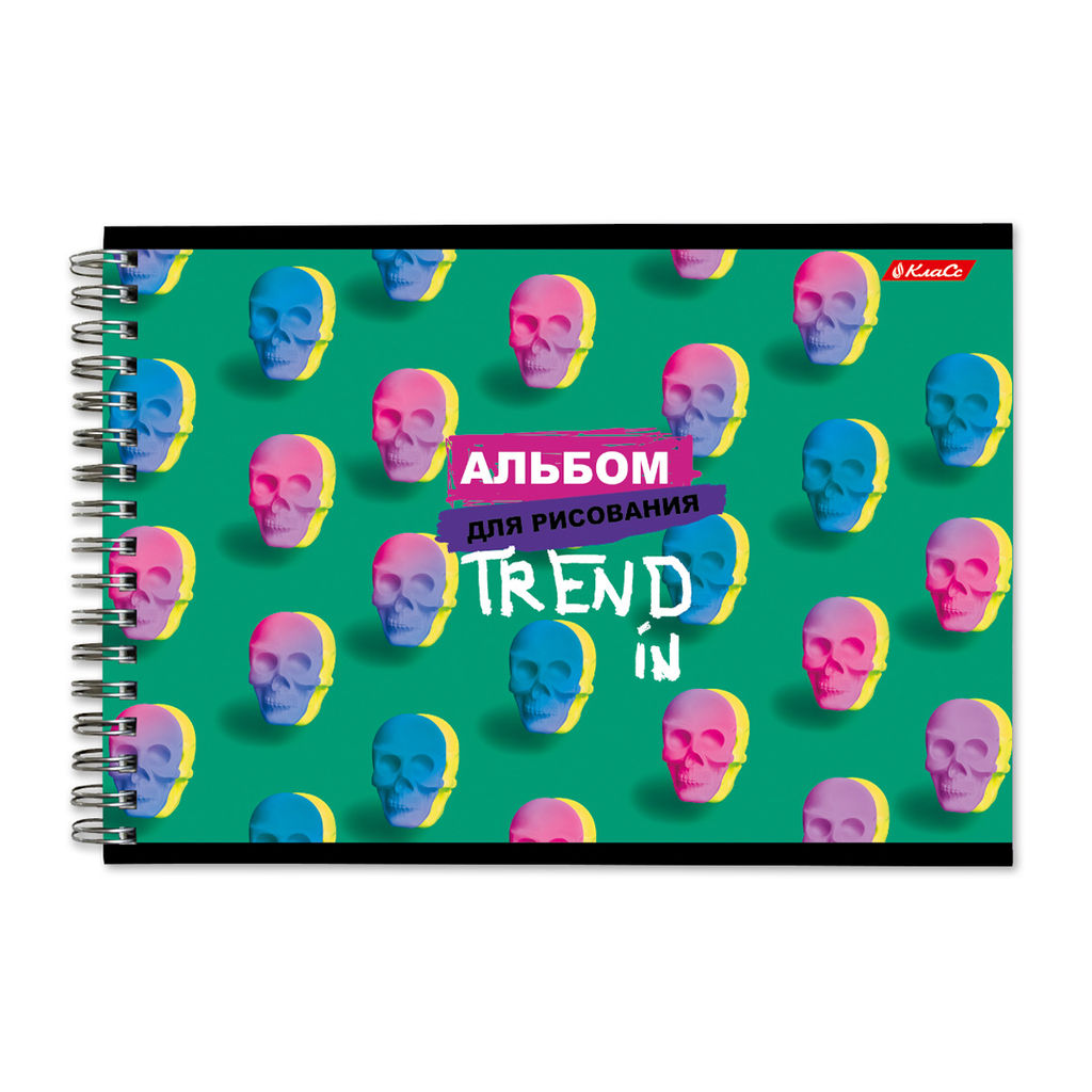 Светоч 40АЛГР4_1_3_9 Альбом для рисования 100 г/м2 A4 29 х 20.5 см 4 шт. на гребне 40 л. 000238 Игры разума