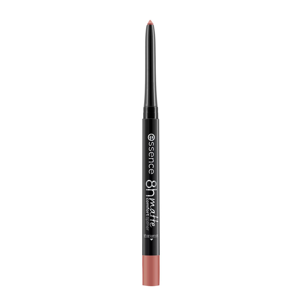 essence Карандаш для губ 8h matte comfort lipliner, 04 Rosy Nude  фото 3