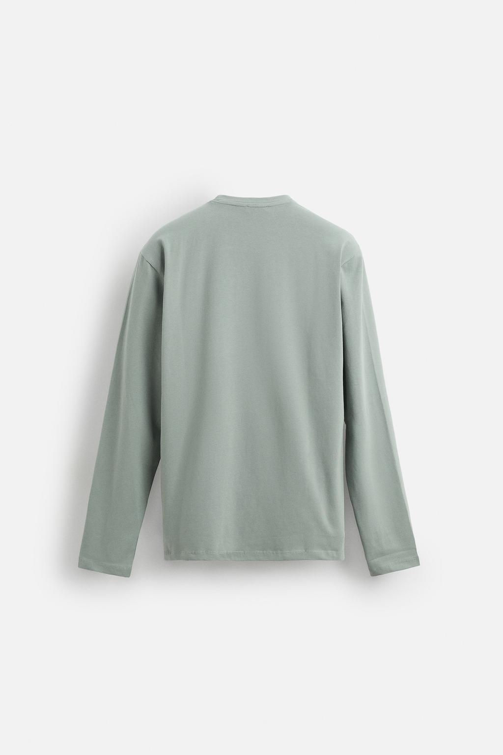 BASIC SLIM FIT T-SHIRT - Zara фото 40