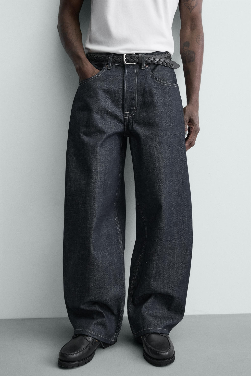 JEANS BALLOON FIT / Azul - Zara фото 5