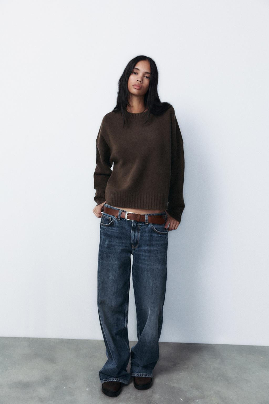 SOFT PLAIN KNIT SWEATER - Zara фото 36