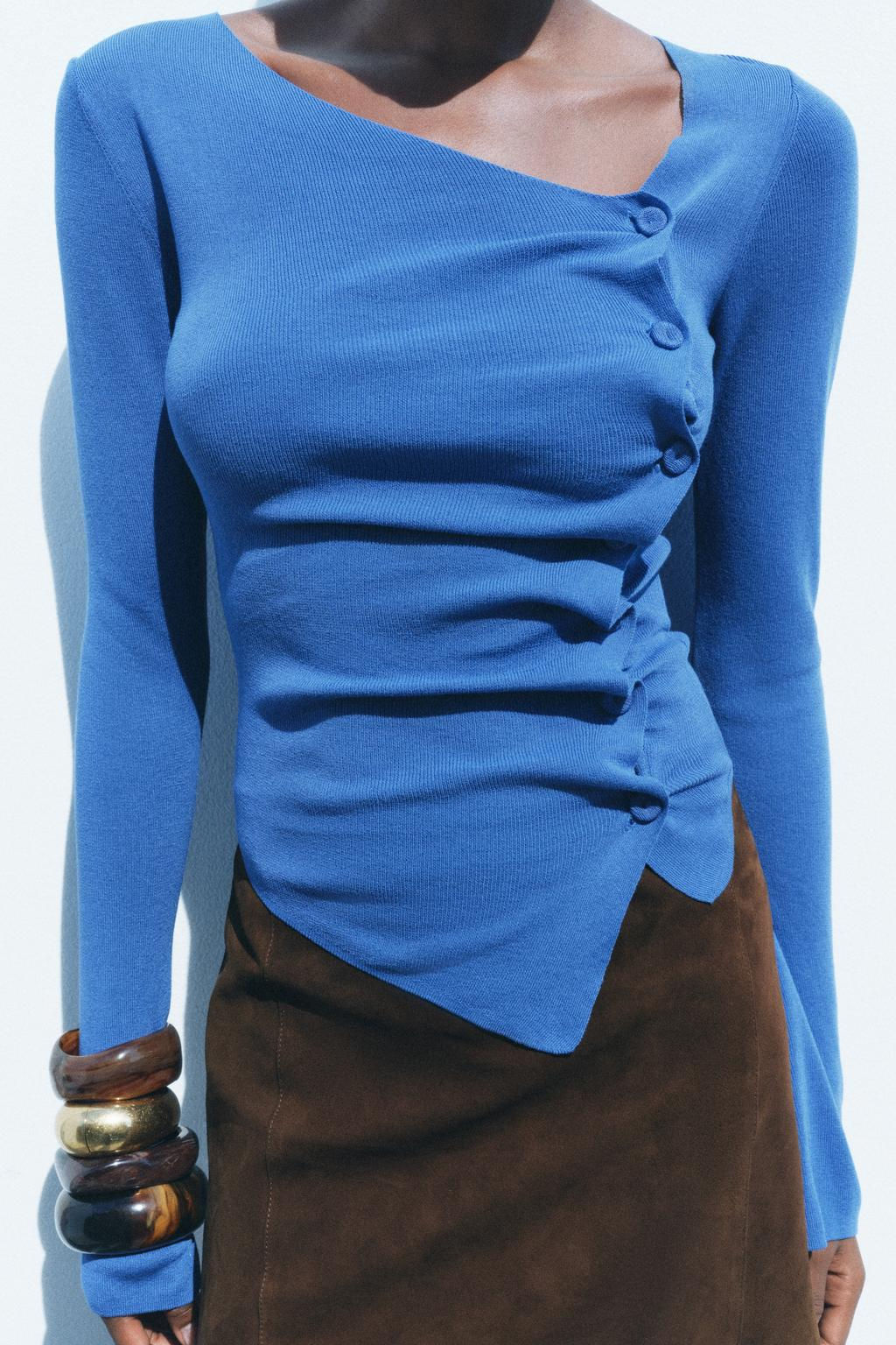 GATHERED KNIT TOP - Zara фото 2