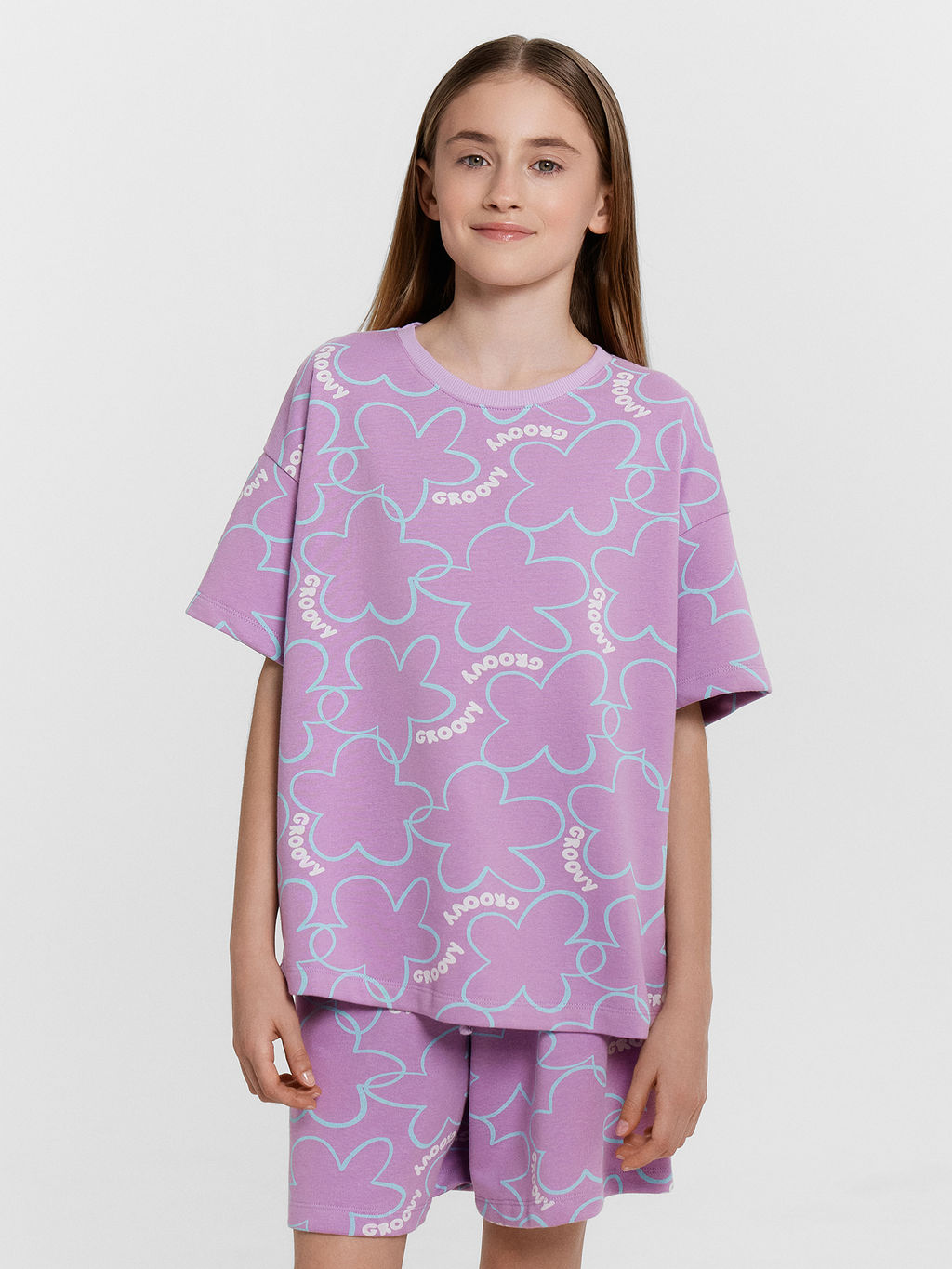 КОМПЛЕКТ ДЛЯ ДЕВОЧЕК (БЛУЗА, ШОРТЫ) - Mark formelle фото 3