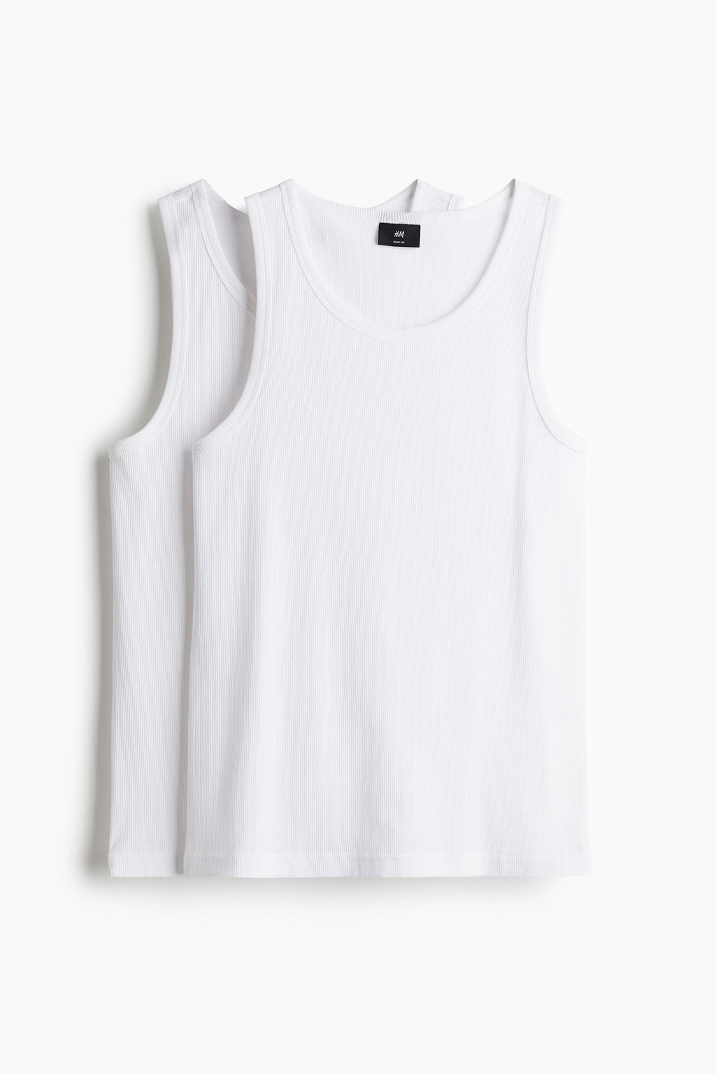 Pack de 2 camisetas sin mangas en canal? Slim Fit - H&m фото 7