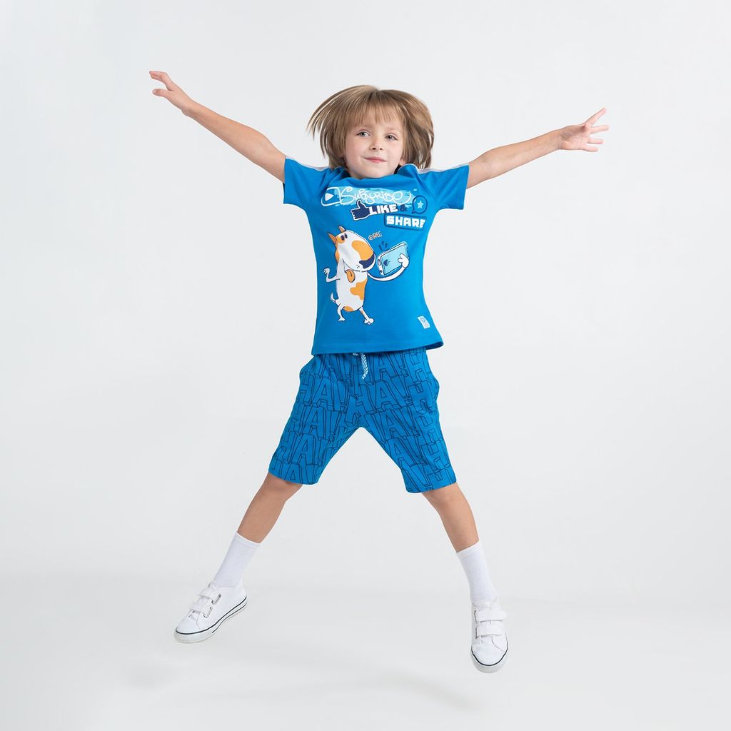 CRB wear/CWKB 70083-42-297 Шорты для мальчика, синий/Ex.Cherubino  фото 2