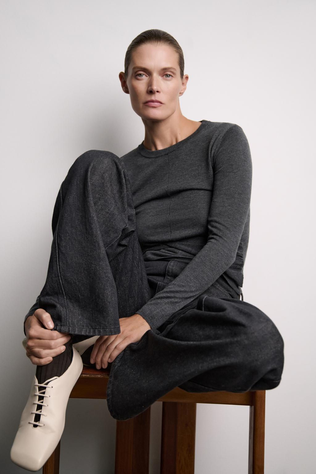 CROSSOVER KNIT TOP - Zara фото 12