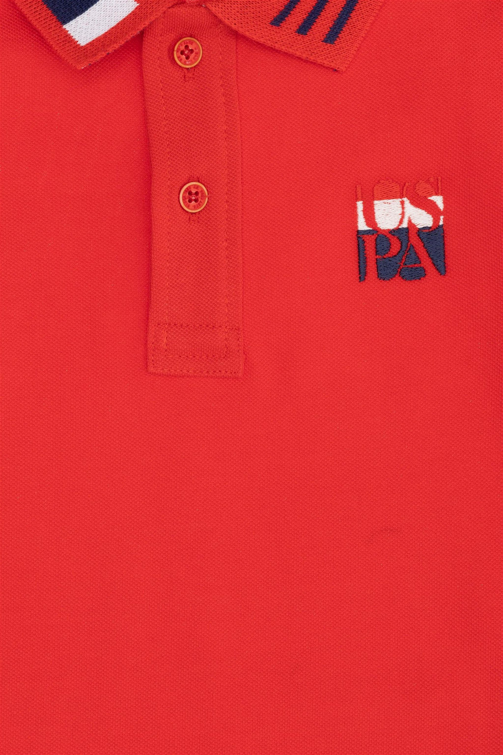 Красная футболка с воротником-поло для мальчиков - U.s. polo assn фото 6
