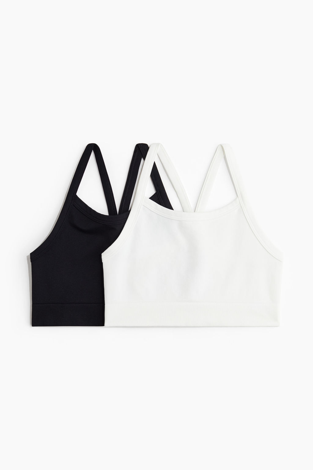 Pack de 2 tops de deporte seamless con DryMove - H&m фото 2