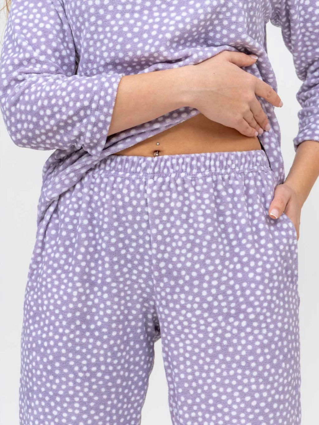 Костюм женский, цвет фиолетовый