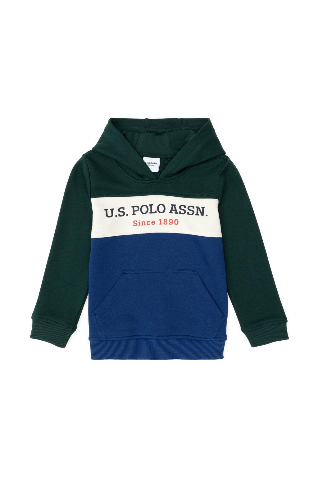 Erkek _ocuk Koyu Ye_il Kap__onlu Sweatshirt