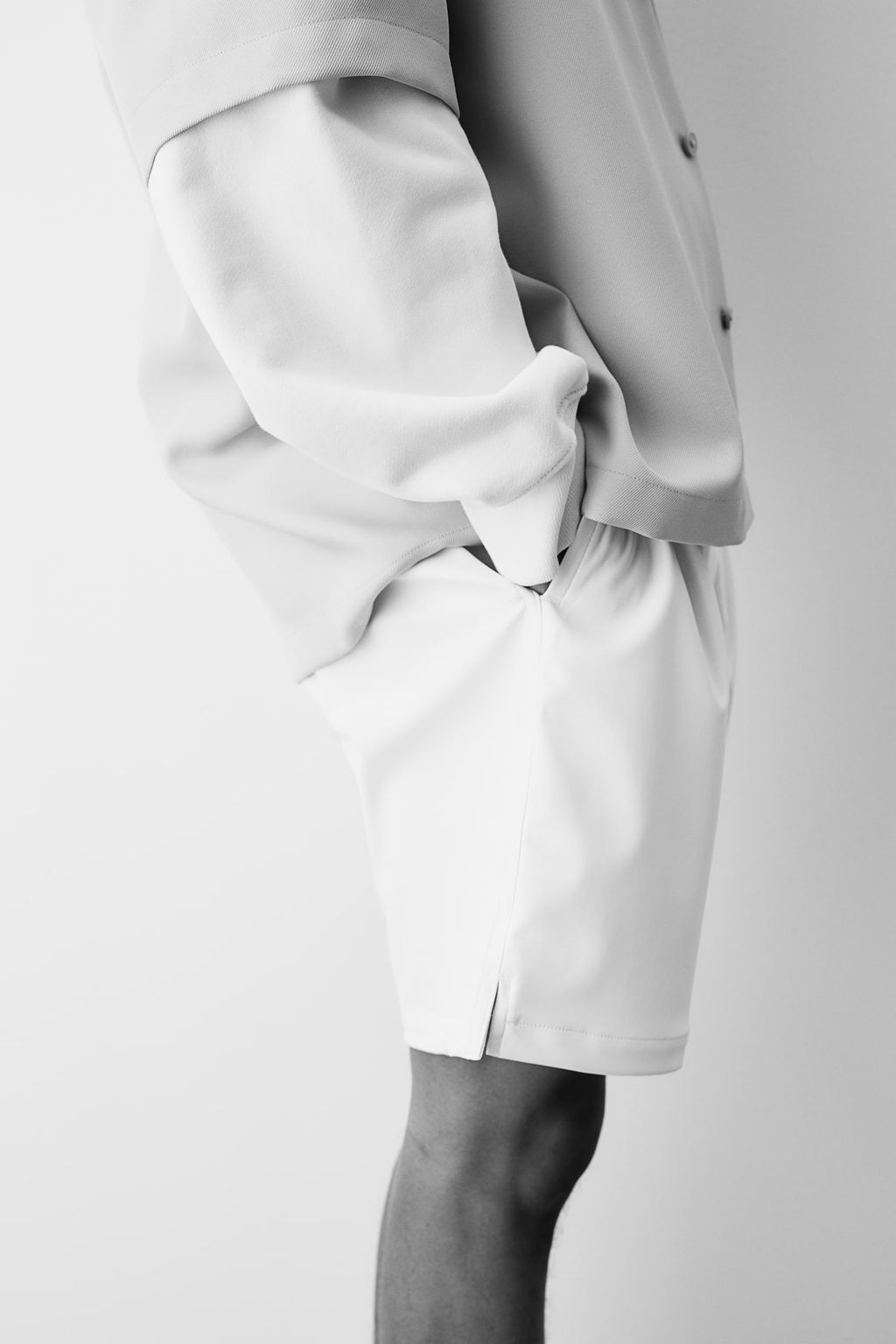 Pantalon corto revestido Relaxed Fit - H&m фото 4