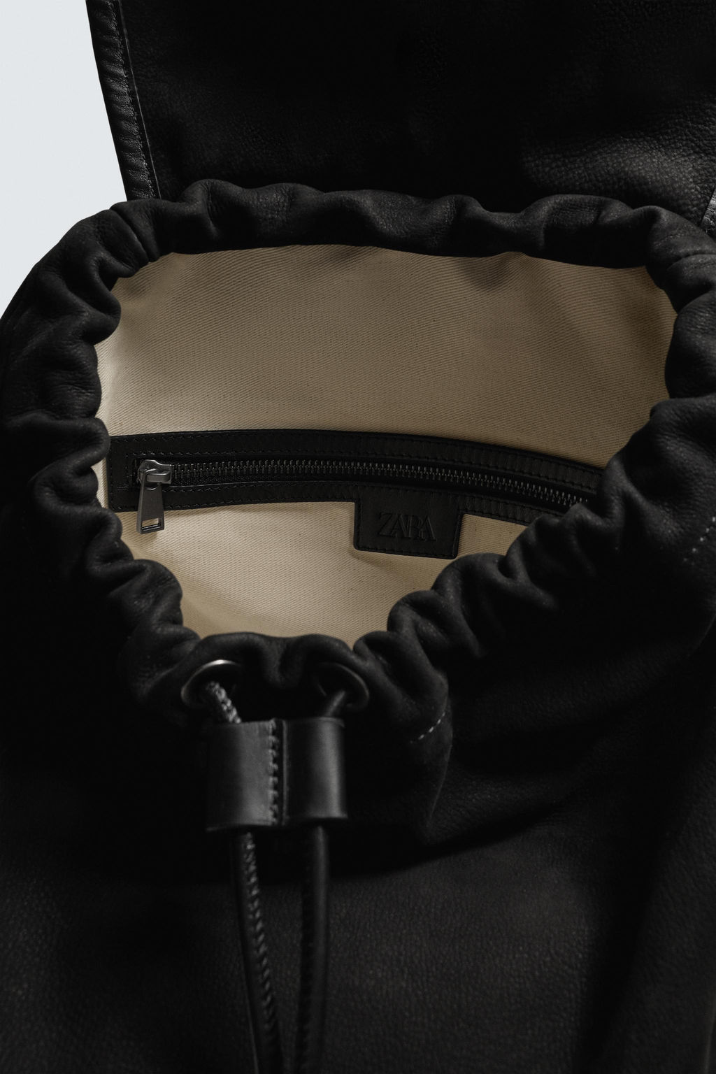 LEATHER BACKPACK - Zara фото 12