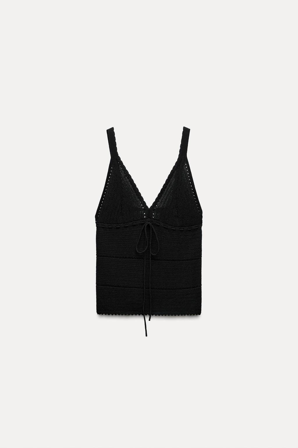 POINTELLE KNIT TOP - Zara фото 12