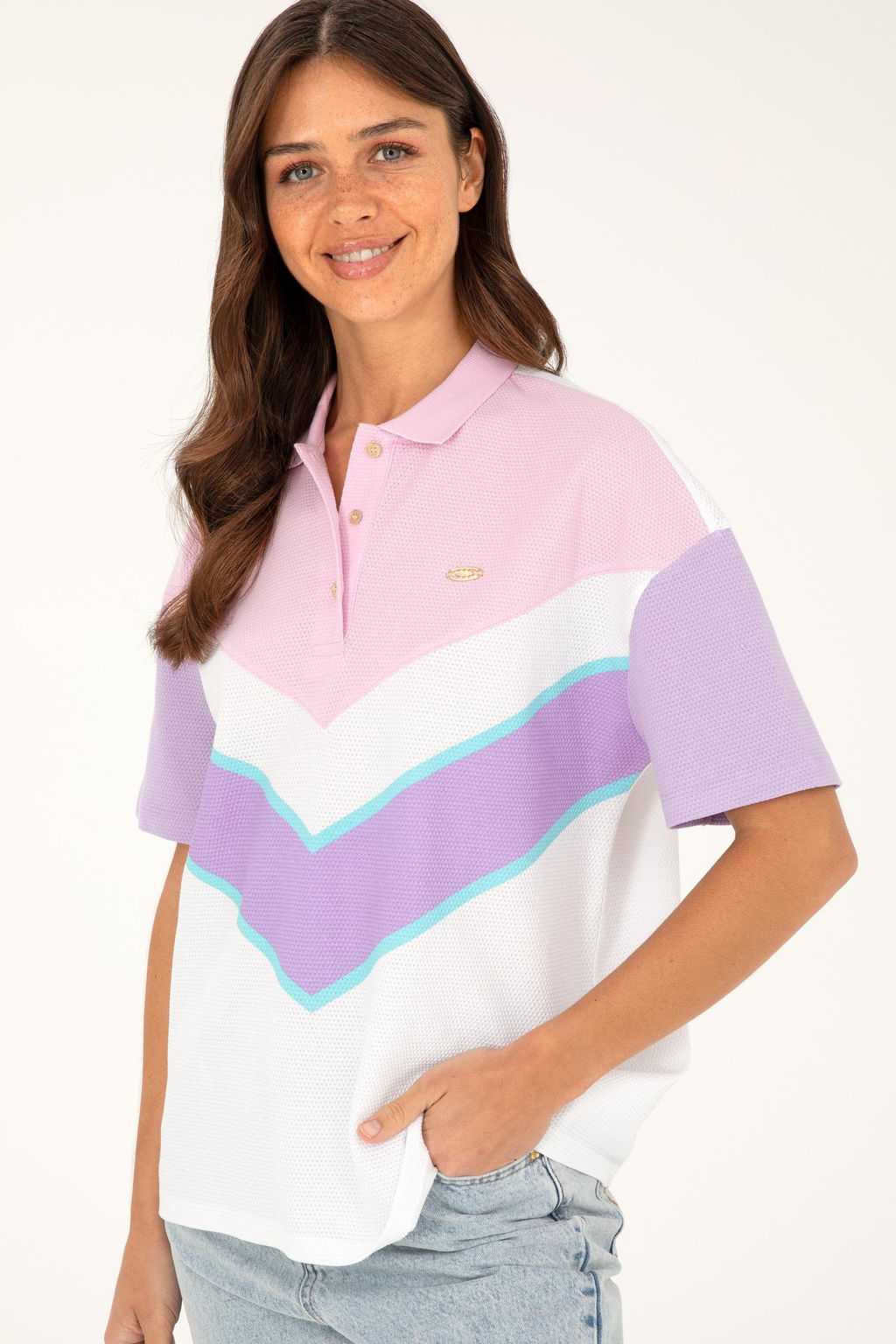 Женская сиреневая футболка Неожиданная скидка в корзине - U.s. polo assn фото 3