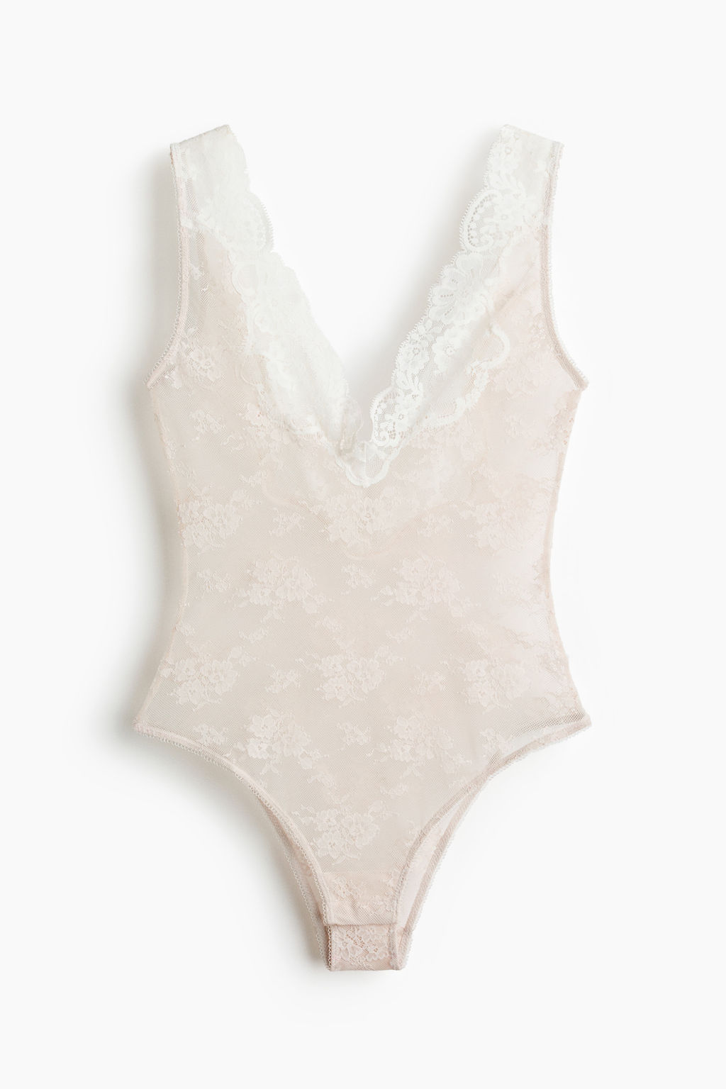 Body de encaje con escote en V - H&m фото 2