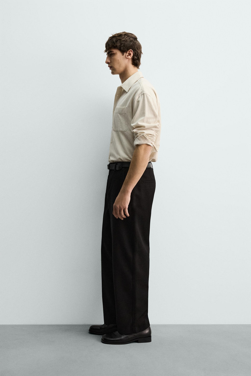 RELAXED FIT CHECK SHIRT - Zara фото 12