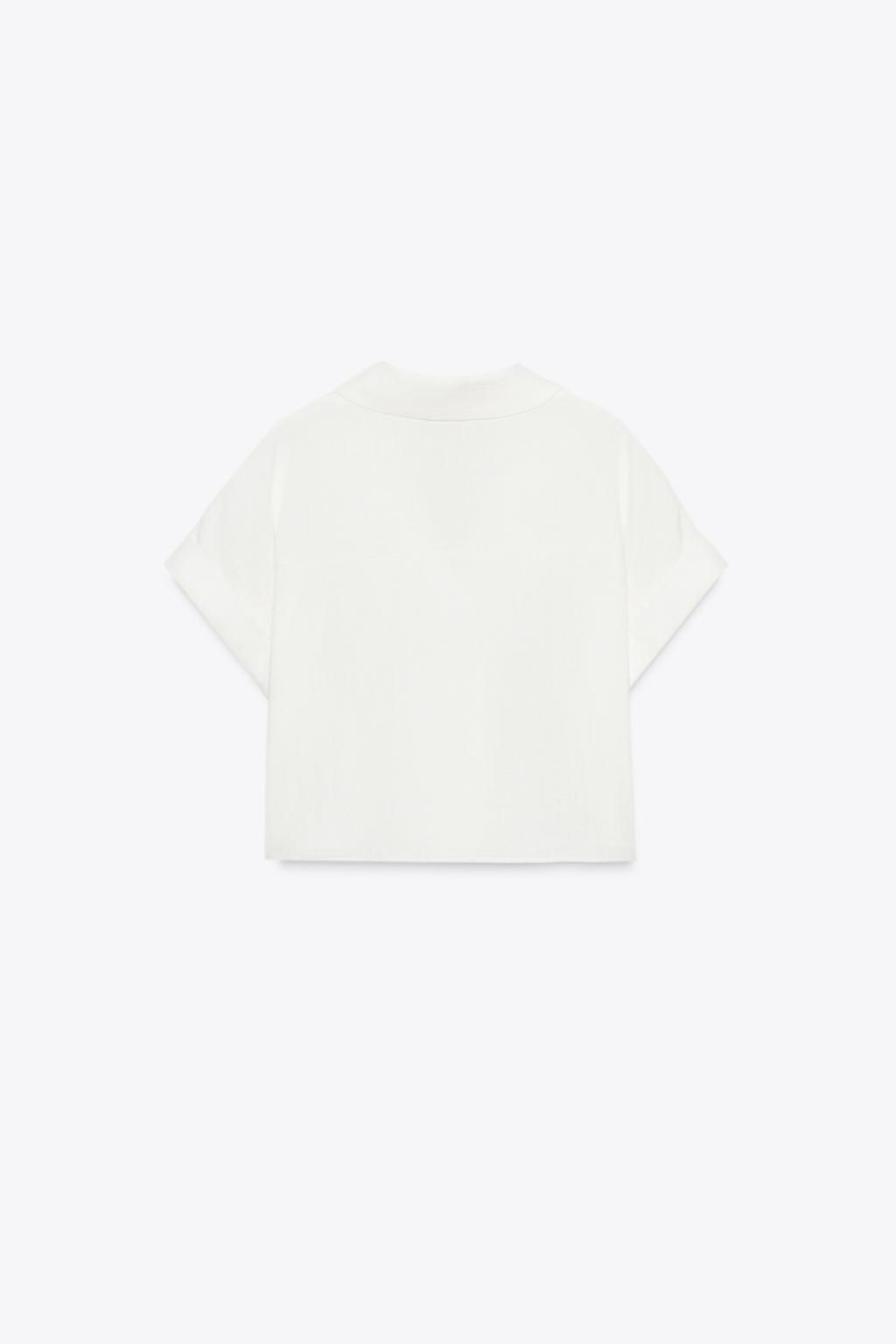 CROSSOVER SHORT SHIRT - Zara фото 8