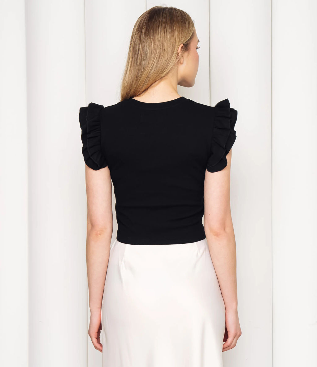 Футболка #ОКТ085006, чёрный