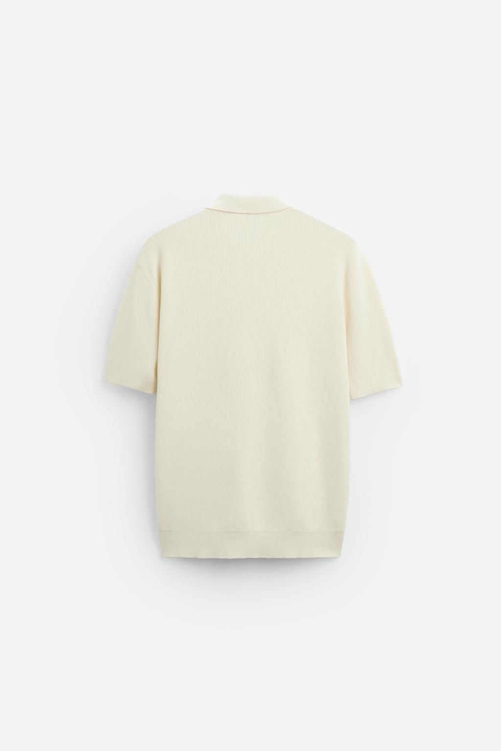 PURL KNIT POLO SHIRT - Zara фото 40
