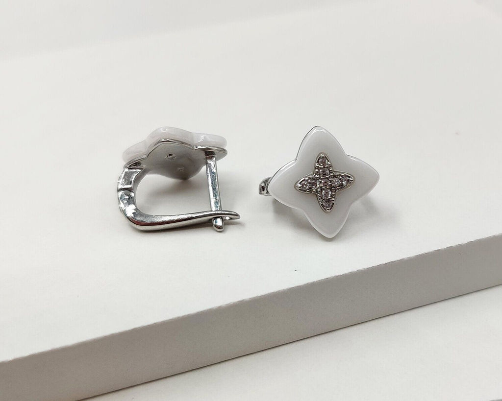 Серьги с керамикой