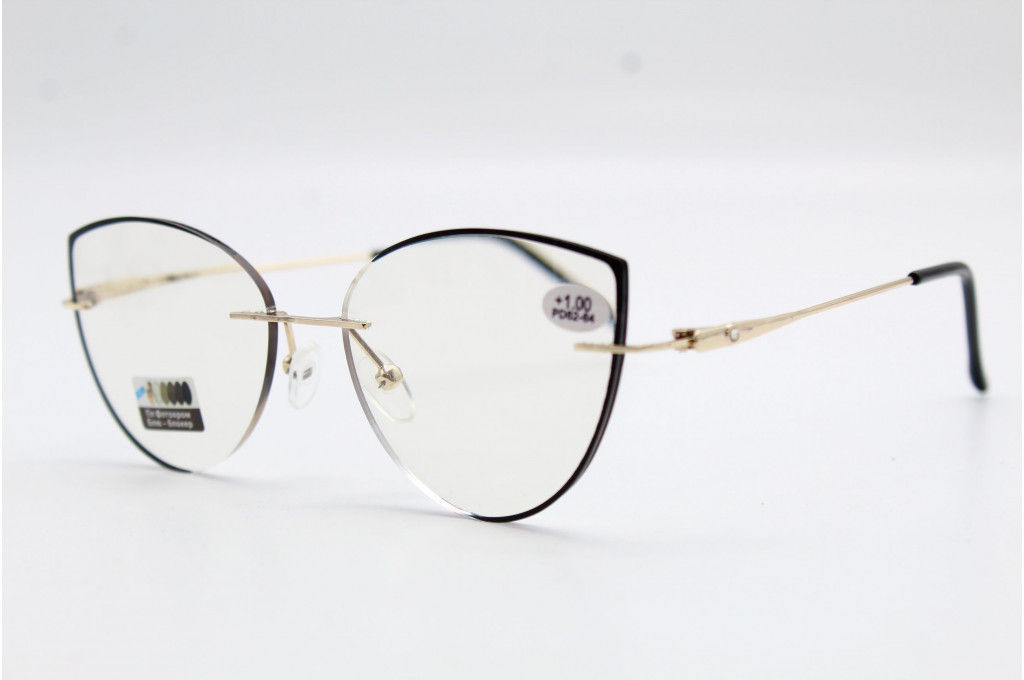 Готовые очки GLODIATR 2560 54-18-142 (фотохром+блюблокер)