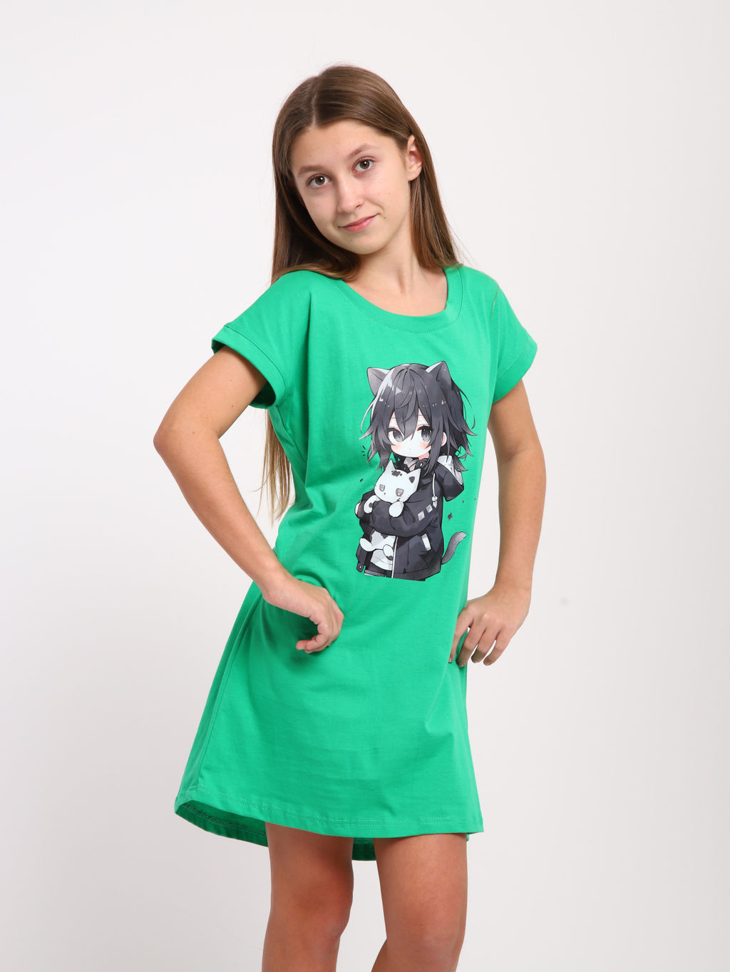 Туника "Малышка" зеленый