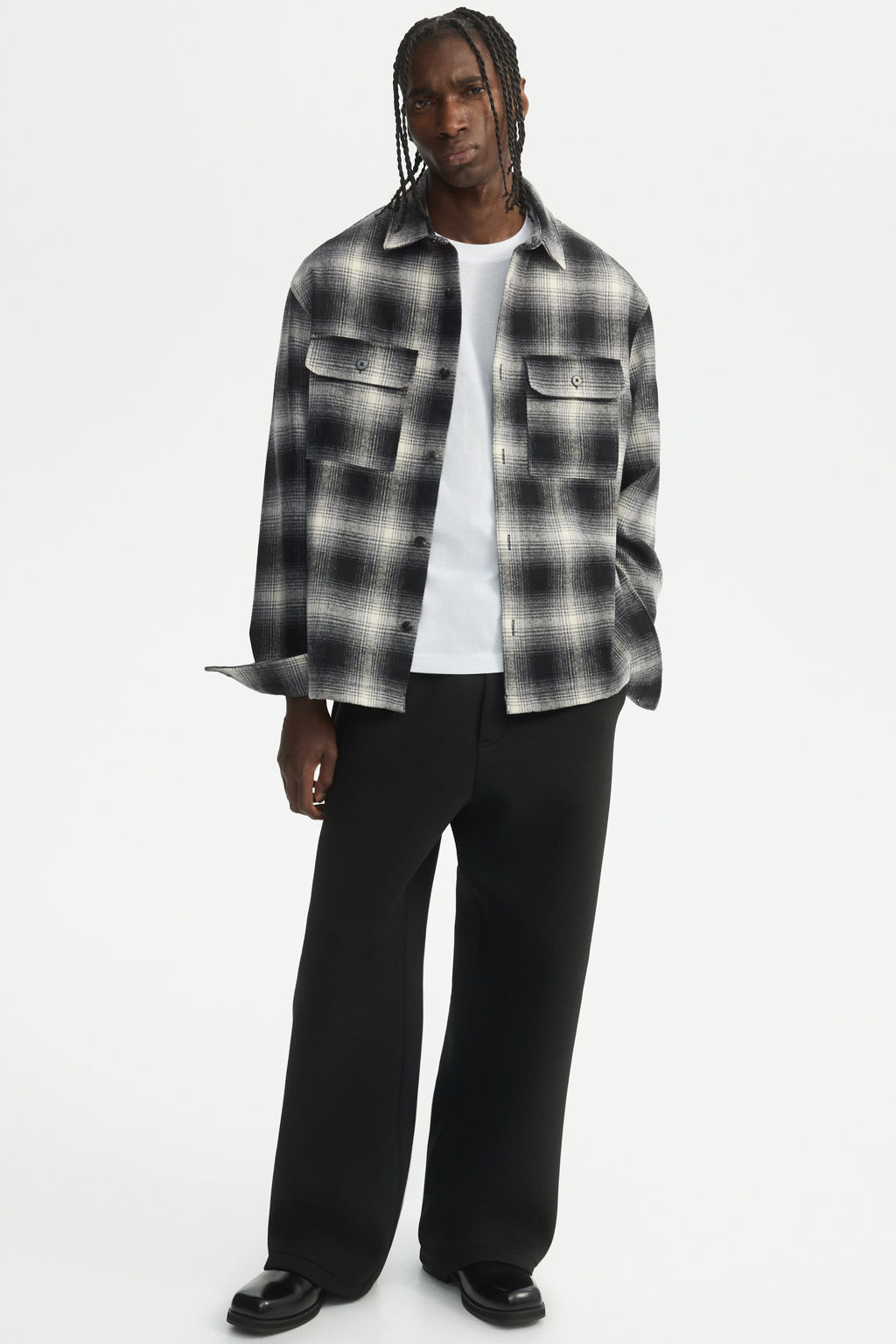 Sobrecamisa de franela Regular Fit - H&m фото 3