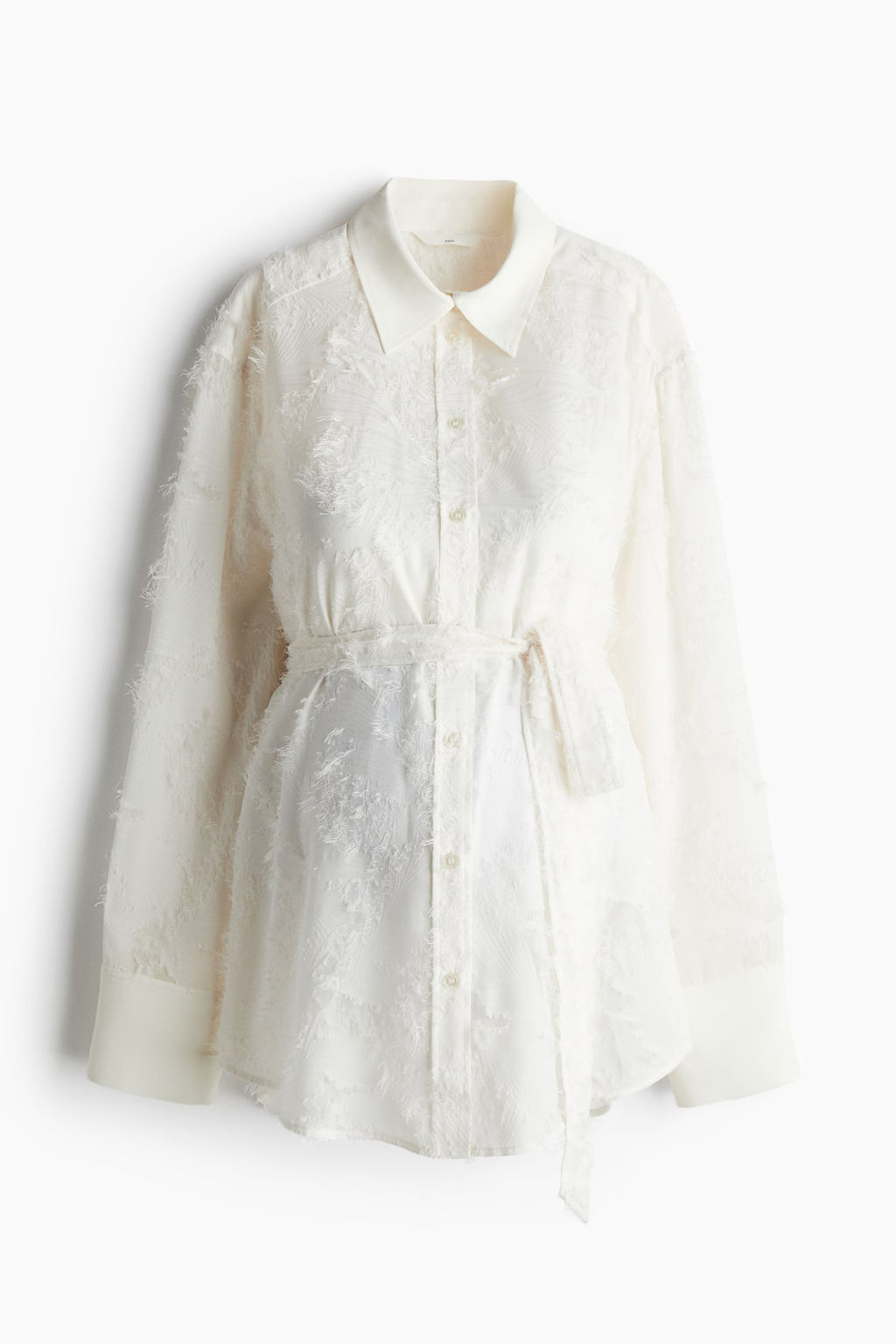 MAMA Blusa en tejido jacquard Before & After - H&m фото 5