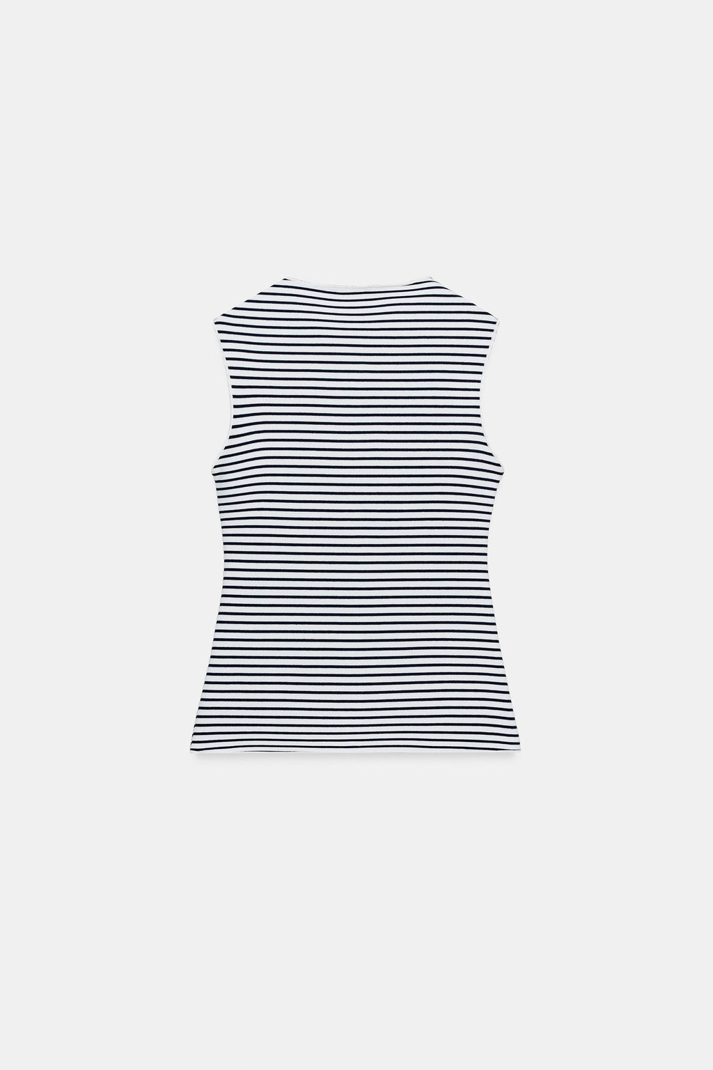 TOP CHALECO BOTONES / rayas - Zara фото 8