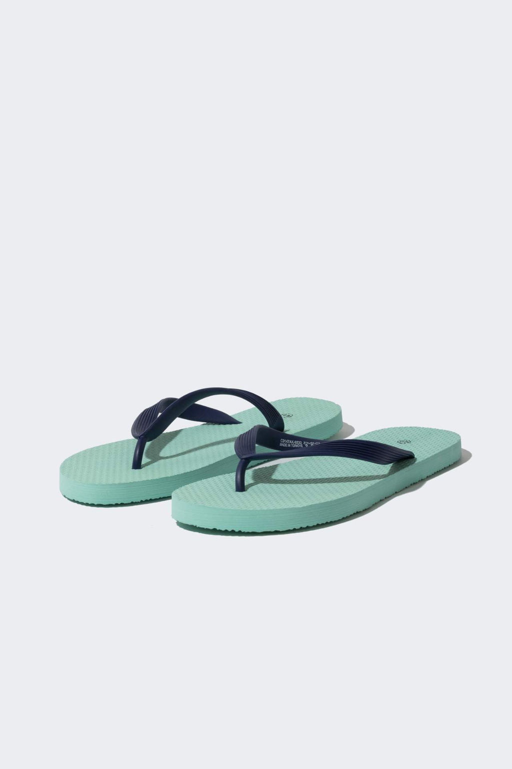 Erkek Duz Taban Suni Deri Parmak Aras? Terlik - Defacto фото 7