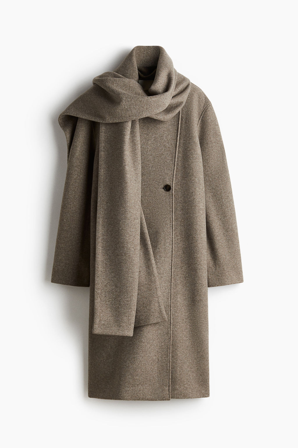 Abrigo con cuello tipo bufanda - H&m фото 2