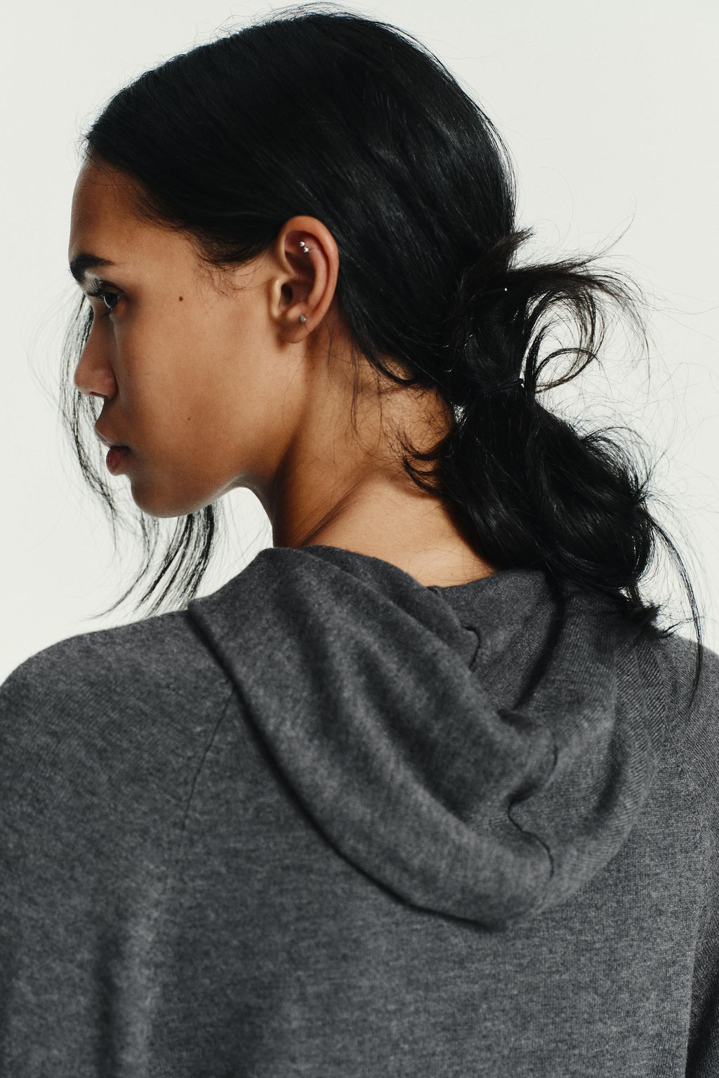HOODIE KNIT MINI DRESS - Zara фото 6