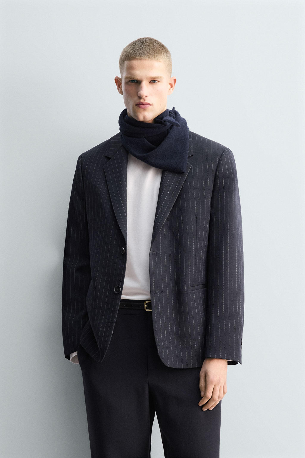 LIMITED EDITION 100% WOOL PINSTRIPE BLAZER - Zara фото 2