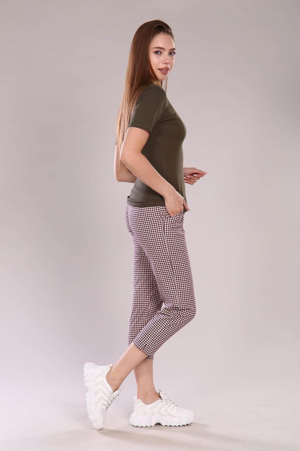 IV-CAPRIZ Магнит - брюки фиолетовый  фото 10