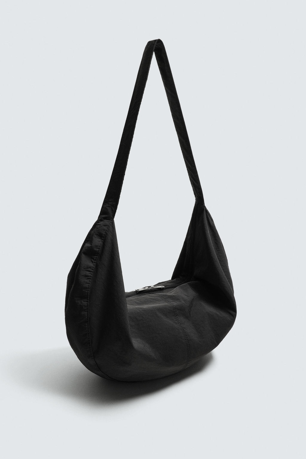 BOLSO HOMBRO NYLON / Negro - Zara фото 4