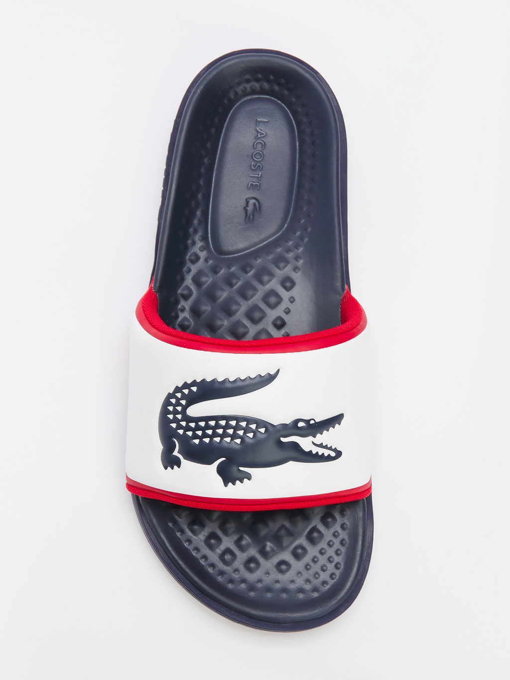 Мужские шлепанцы Сланцы LACOSTE SERVE SLIDE DUAL 1252CMA