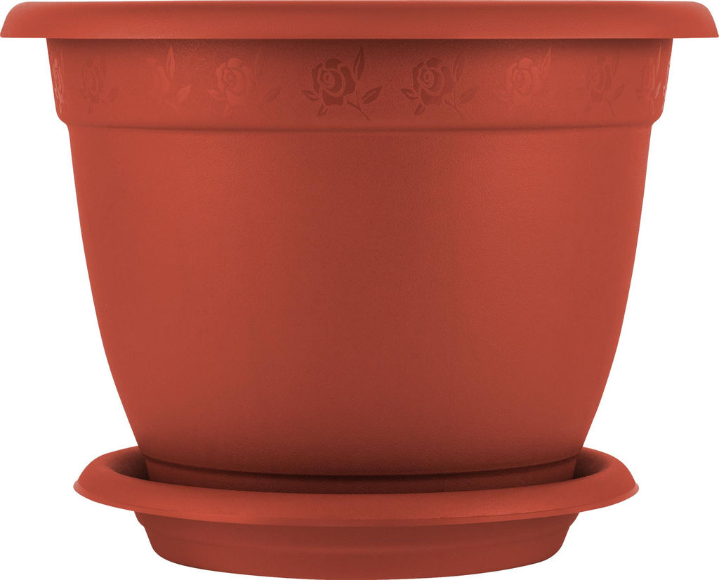 Горшок Борнео 2,1л 190мм с подставкой №3 арт. ING42019 ///