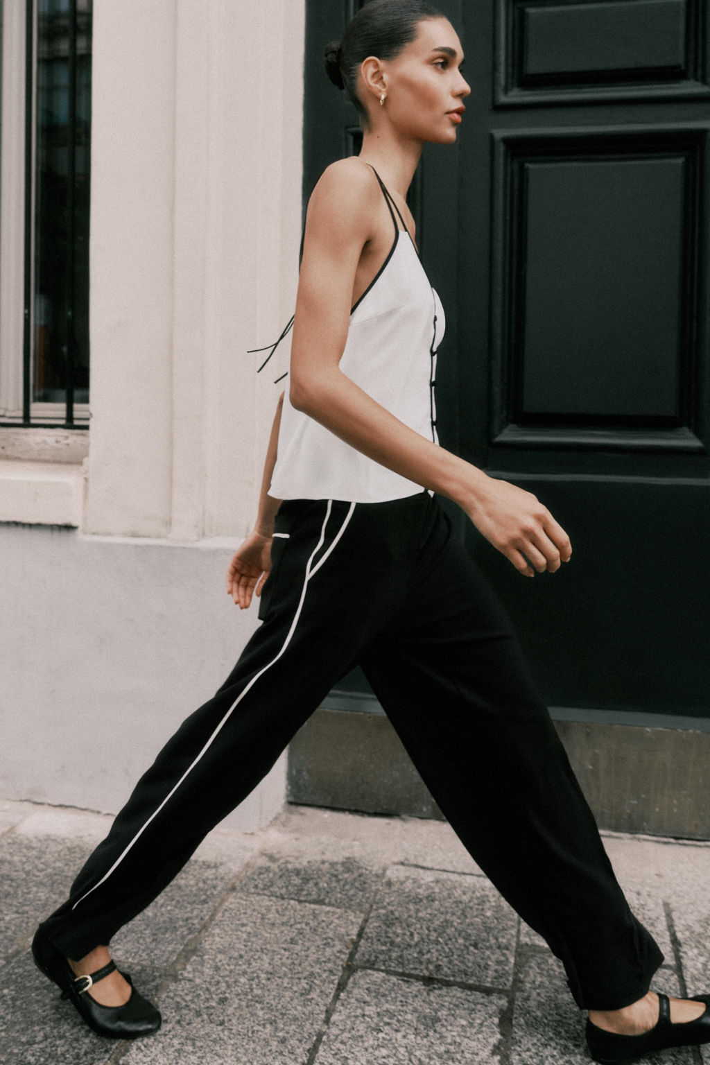 CONTRAST TRIM TROUSERS - Zara фото 19