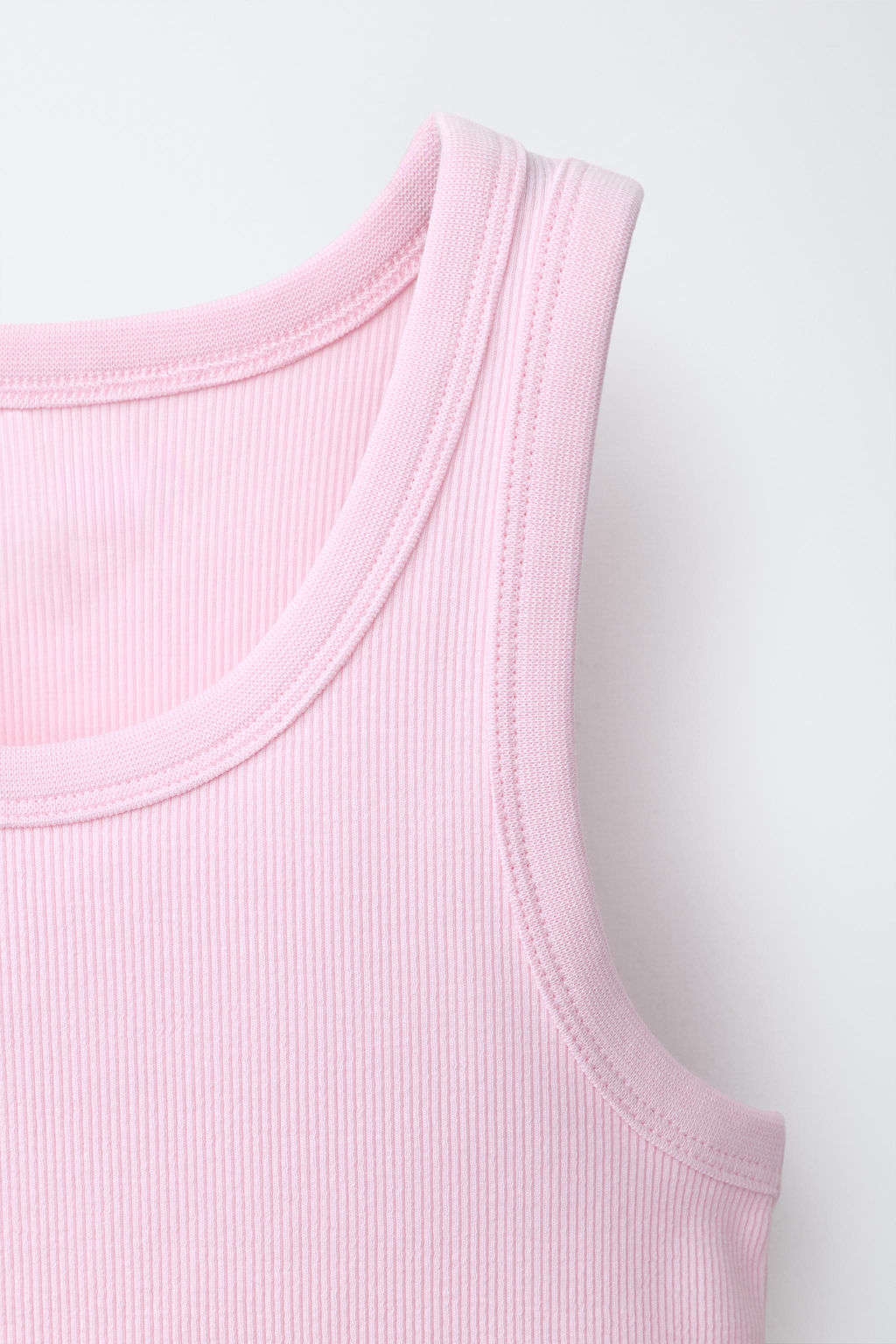 CAMISETA RIB NADADORA / Rosa - Zara фото 3