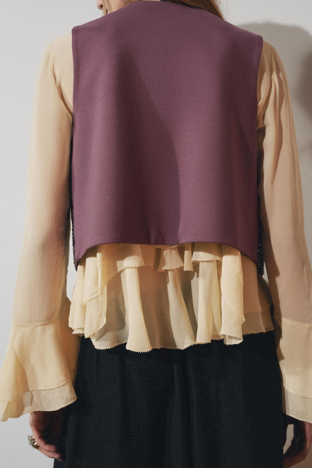 EMBROIDERED BEADED WAISTCOAT