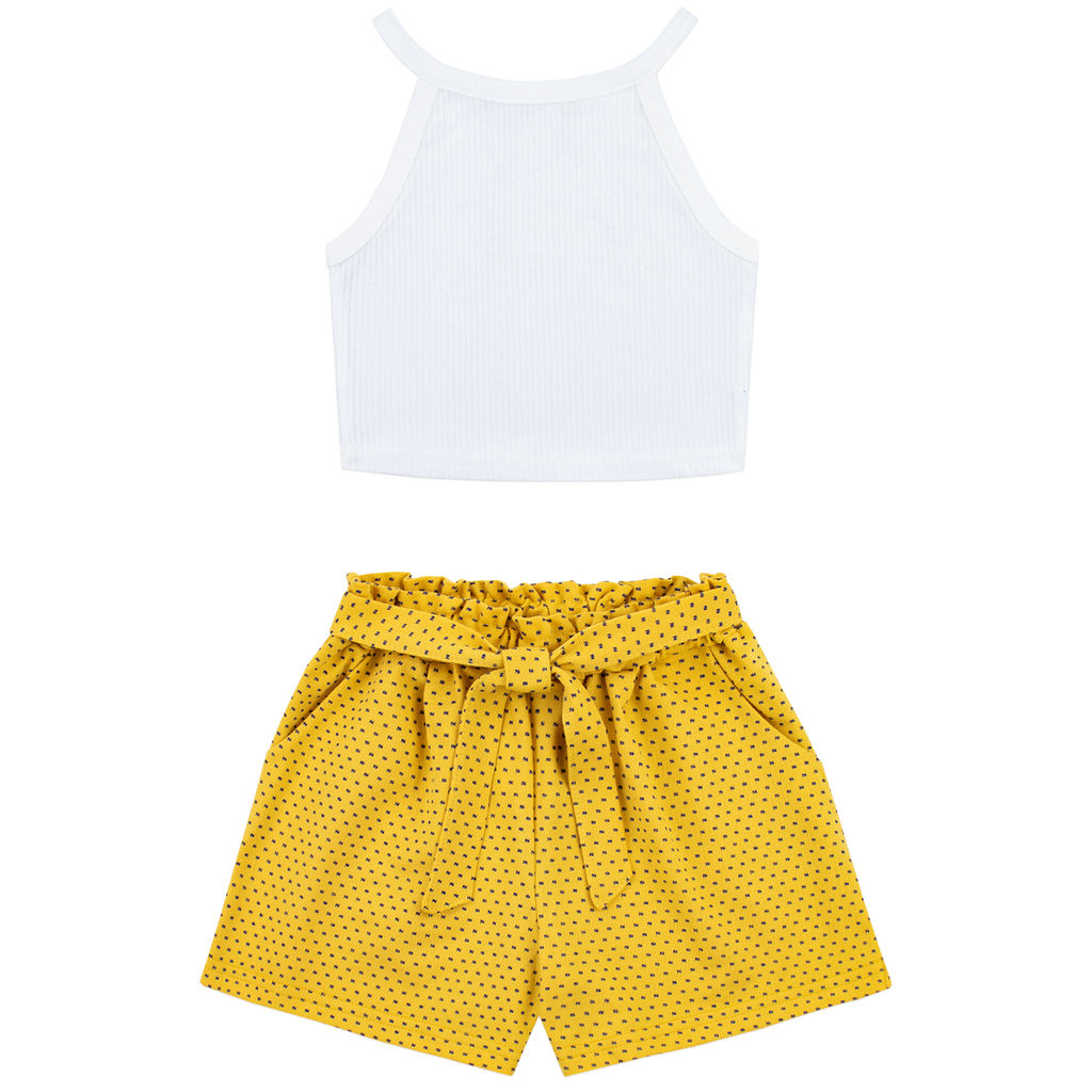 Комплект топ рибана, шорты пике 7002900101 - Youlala фото 12