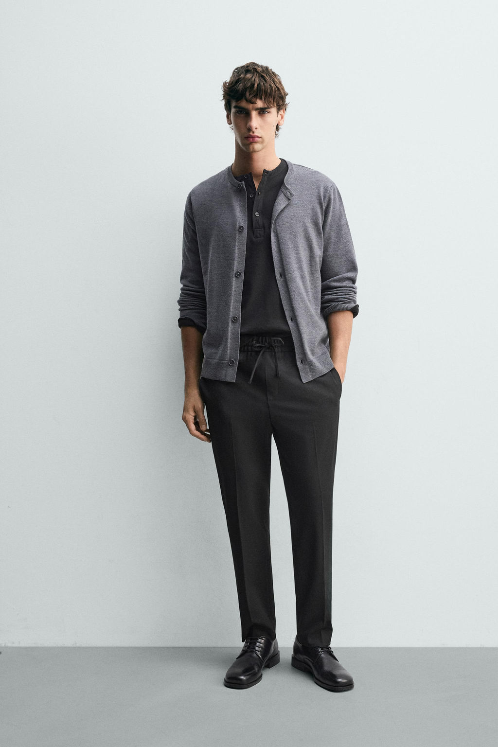 COMFORT FIT JOGGER WAIST TROUSERS - Zara фото 51