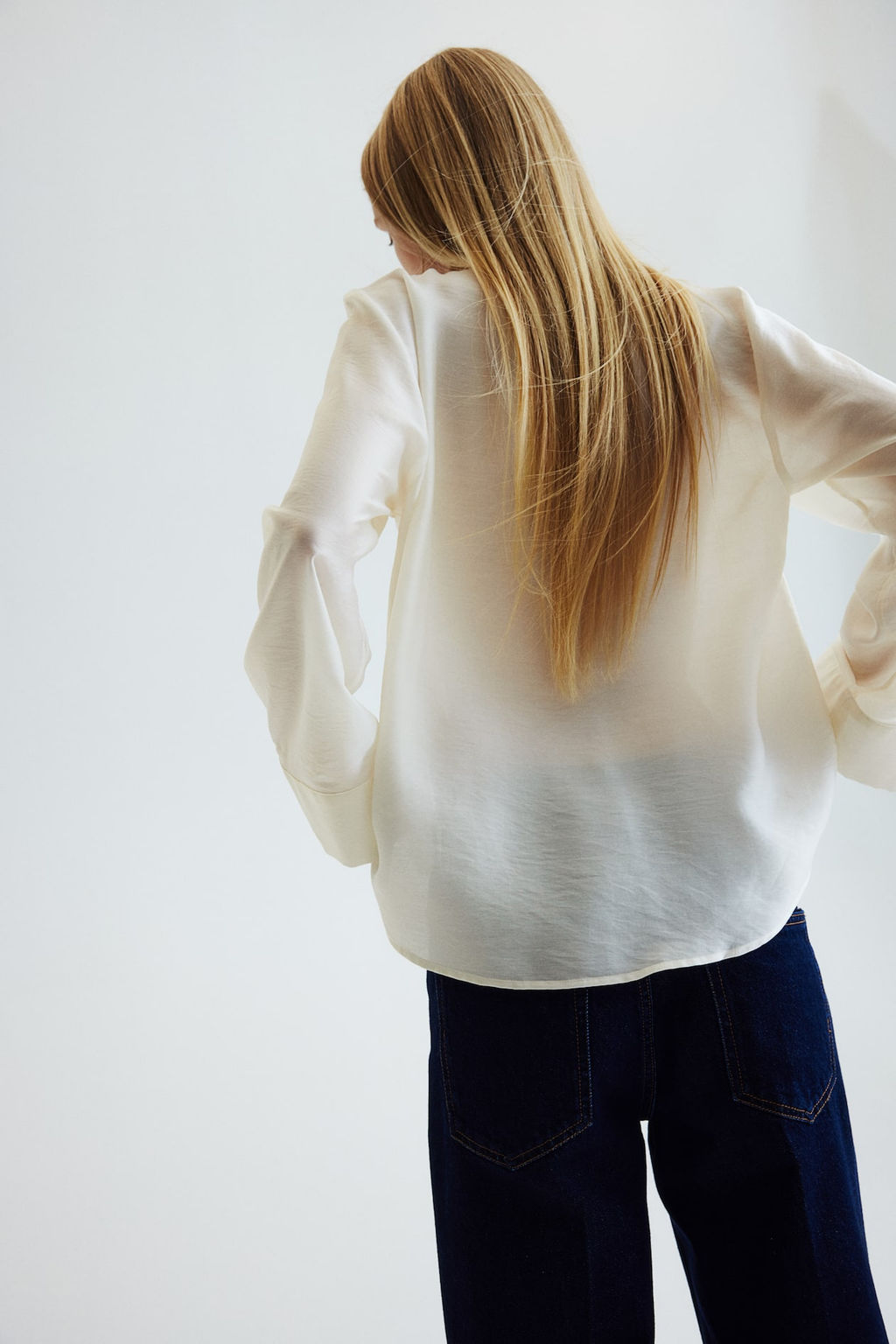 Blusa con lazada - H&m фото 5