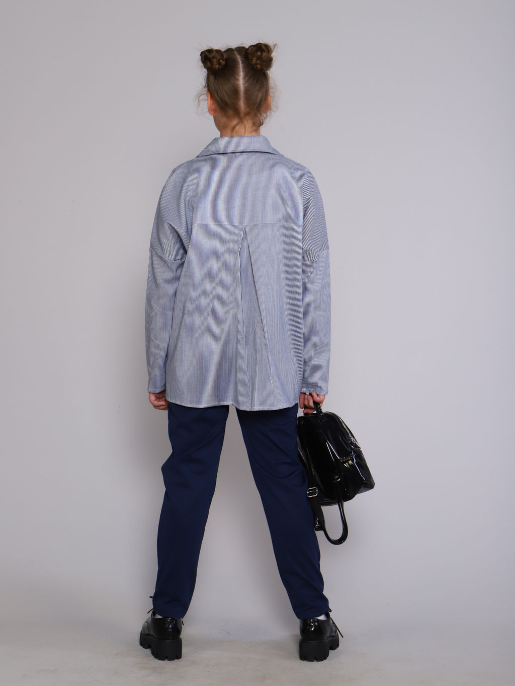 Рубашка "Алгебра" синяя полоса