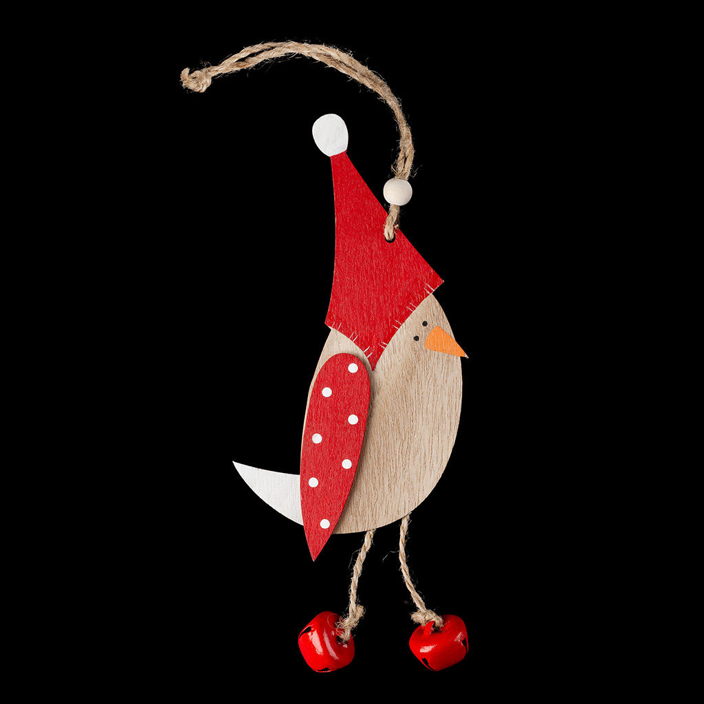 Цена за 1 шт. Украшение ErichKrause Decor Птенчик в шапке 19см, дерево