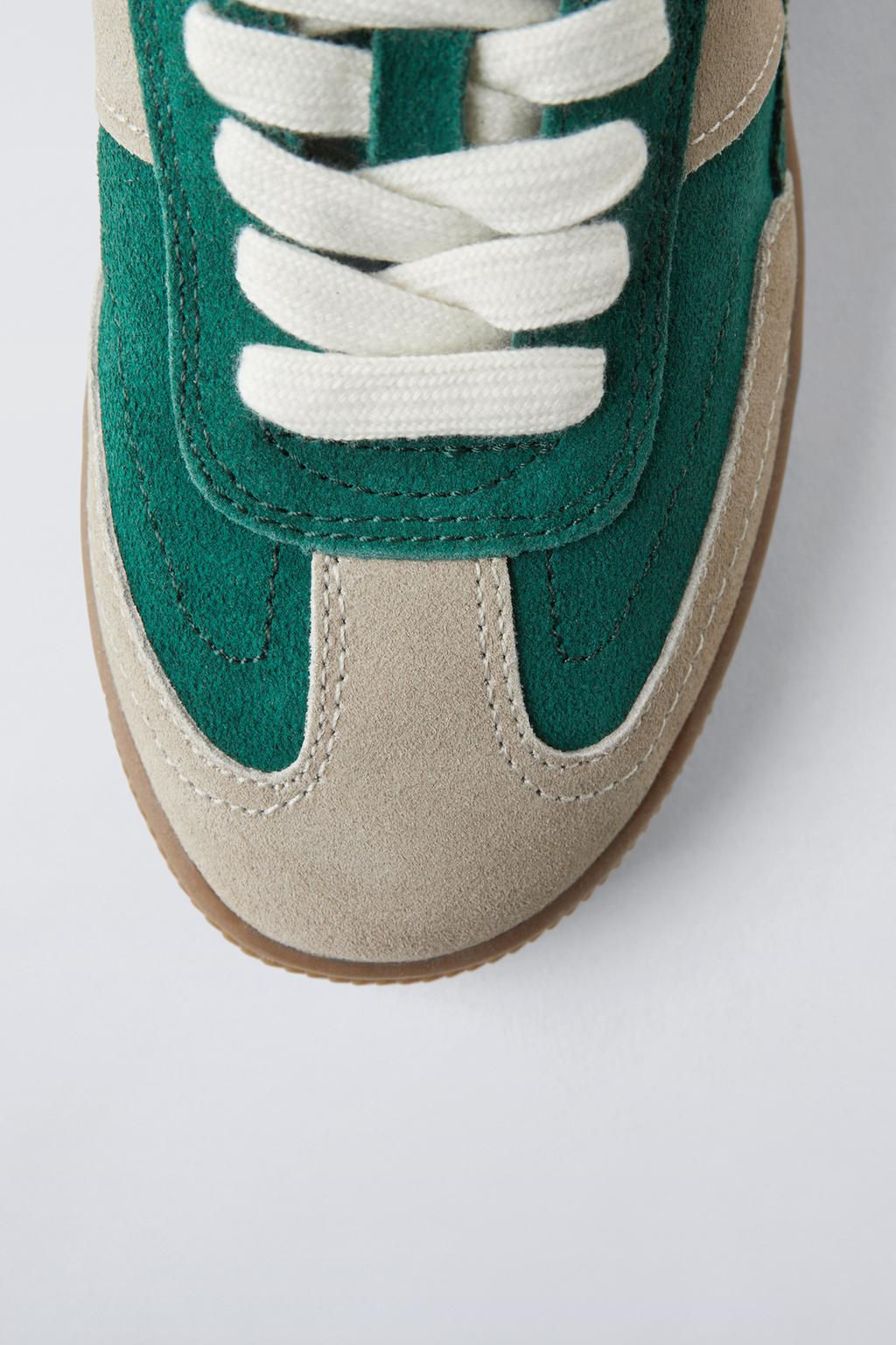 LEATHER TRAINERS - Zara фото 6