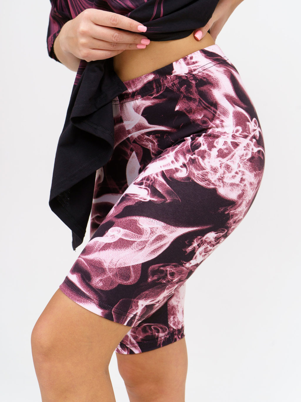 910 Костюм "черный/бордо"